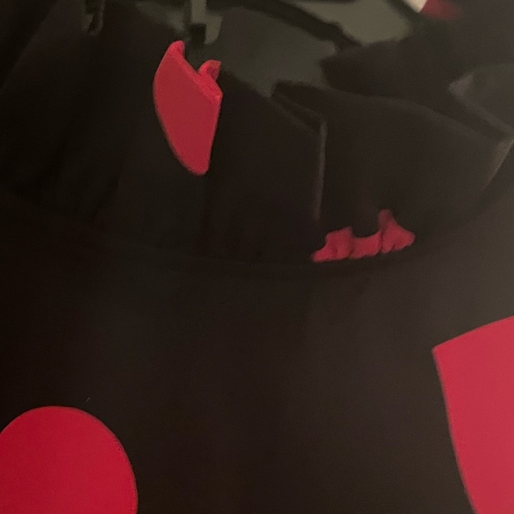 Studio Park x Shawn Killinger Women’s Woven Long Sleeve Black Heart Top Large - Picture 10 of 10